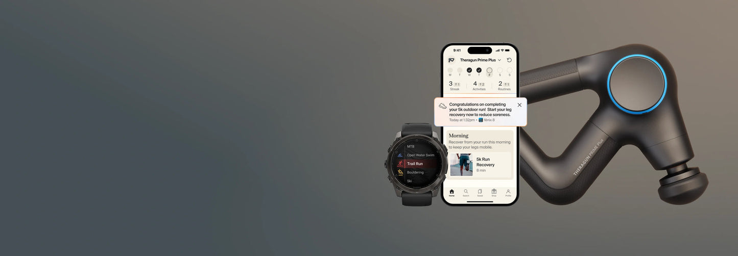 Garmin GPS-Watch with Therabody Coach